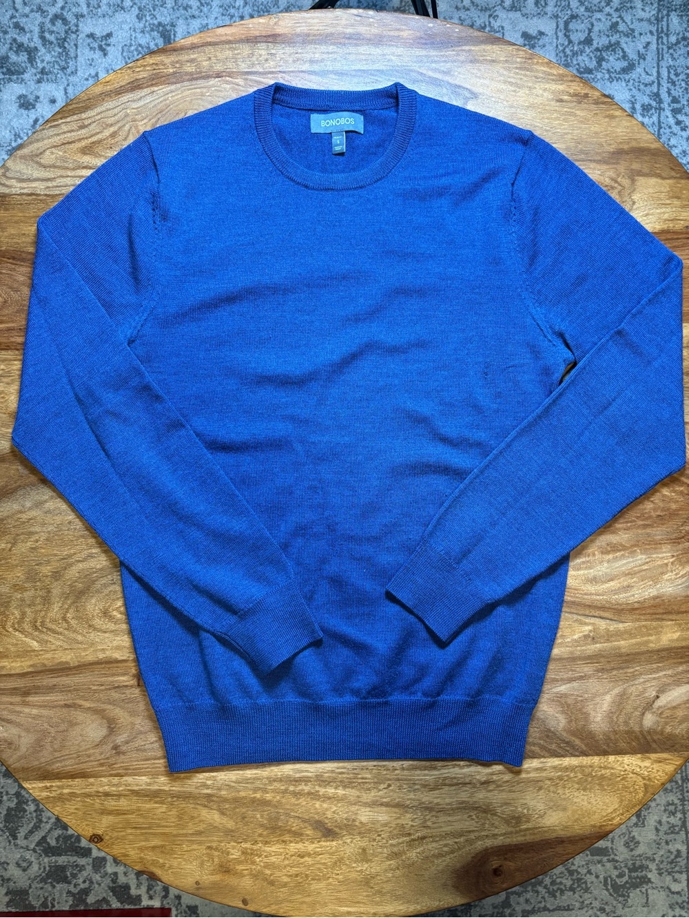 Bonobos Men’s Bright Blue Crewneck Sweater